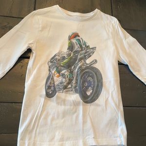 Mayoral boys graphic motorcycle print long sleeve